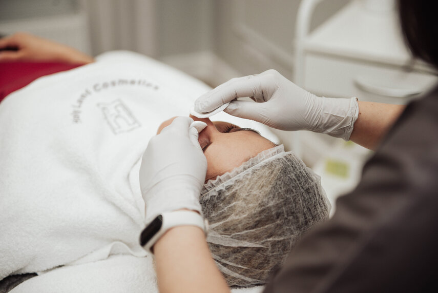 Face cleansing at Holy Land